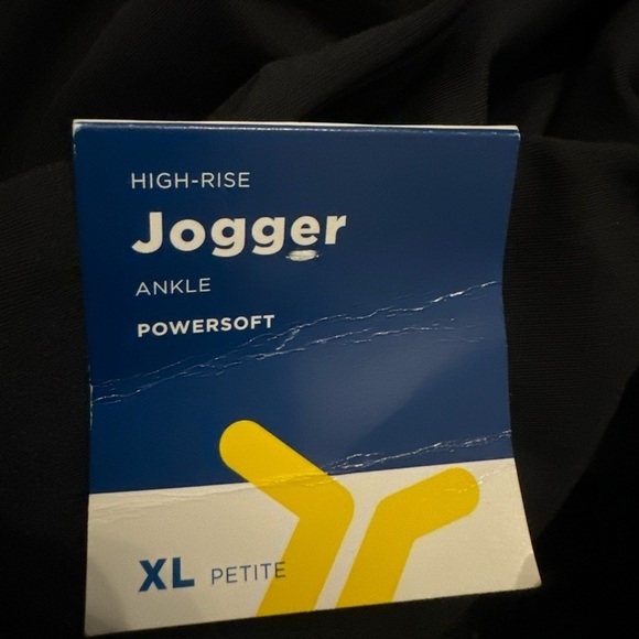 NWT! Women's Black High-Waisted PowerSoft 7/8-Length Joggers - Multiple🏋️💎 - Picture 12 of 15